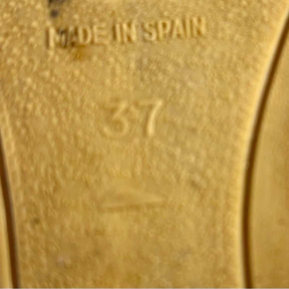 VIDORRETA Made in Spain White Stud Leather Espadrilles Flats Women’s 37/US 6.5 - Picture 11 of 14